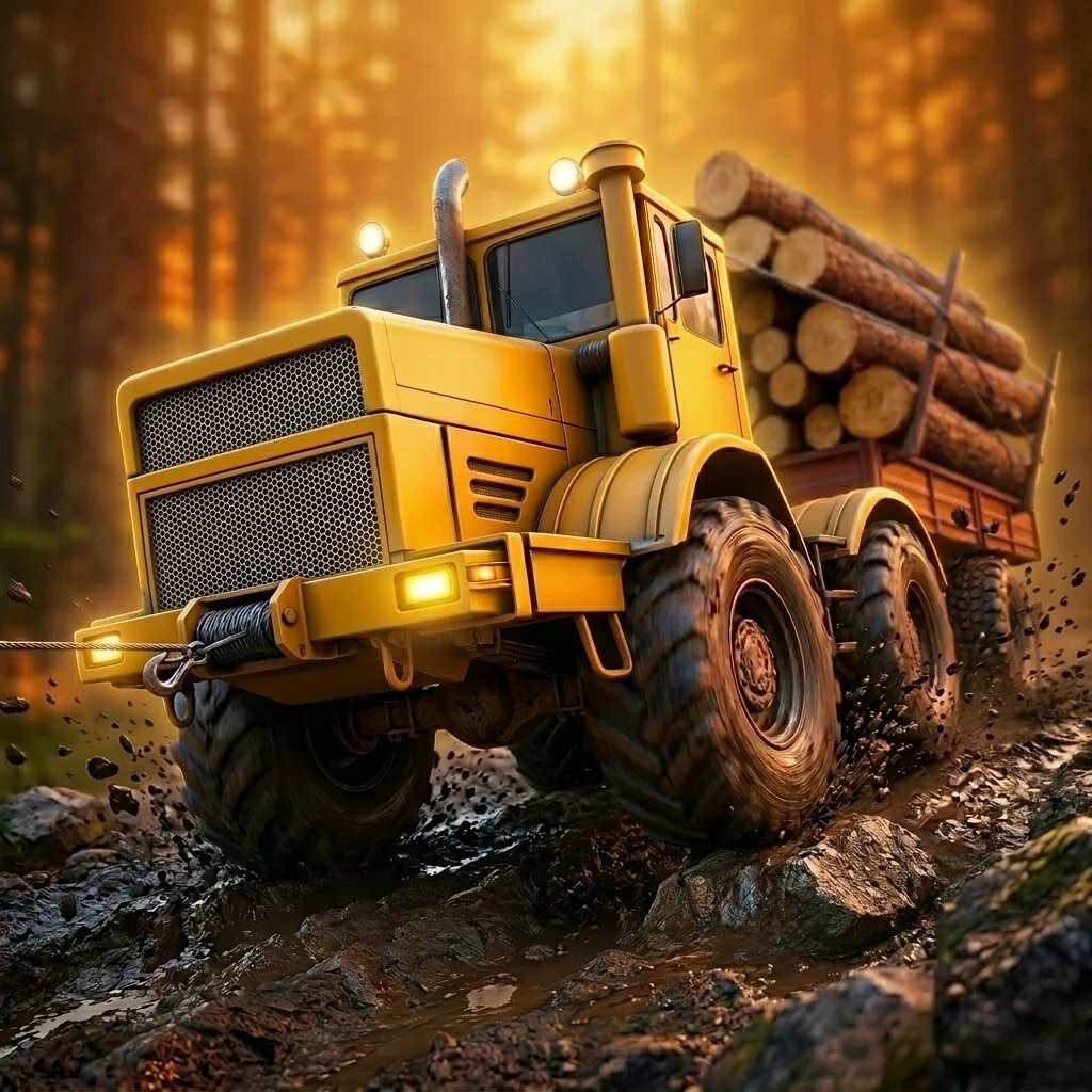 Timber Truck Offroad Simulator icon